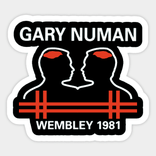 Gary Numan - Wembley 81 Sticker